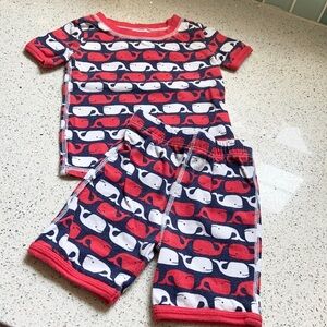 Mud Pie Preppy Whale 2 Piece Set Set